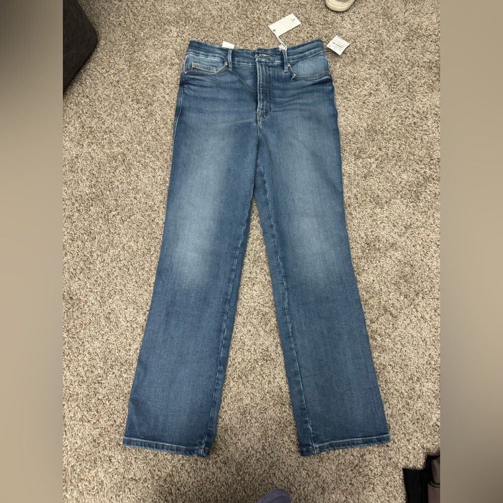 Good American Good curve straight jeans